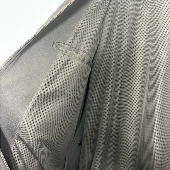 Adidas Y-3 Yohji Yamamoto Jacket Mens Large Black Trench Coat Snap Track Zip - Picture 14 of 16